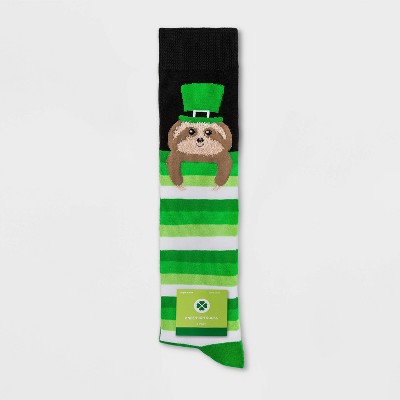 Sloth St. Patrick’s Day socks Blank Meme Template