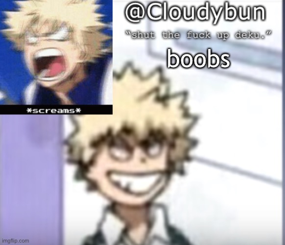 Bakuhoe | boobs | image tagged in bakuhoe | made w/ Imgflip meme maker