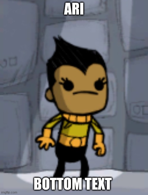 ARI; BOTTOM TEXT | made w/ Imgflip meme maker