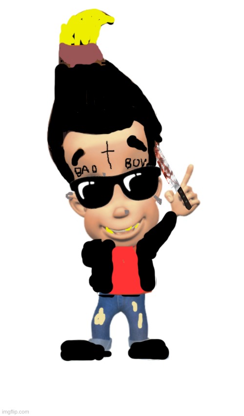 jimmy neutron but hes a gangster for some reason | image tagged in jimmy neutron,gangster | made w/ Imgflip meme maker