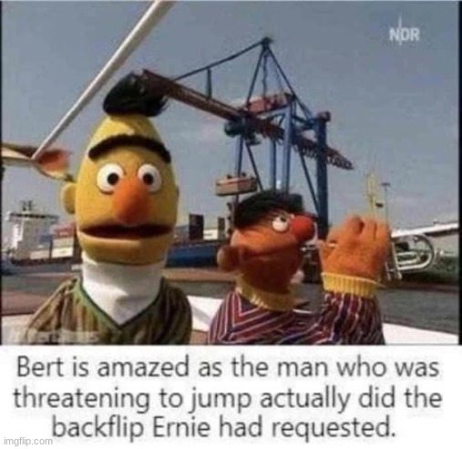 image tagged in bert and ernie | made w/ Imgflip meme maker