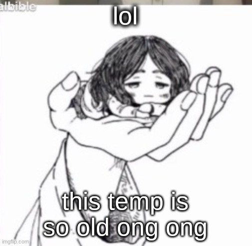 Mini Pieck | lol; this temp is so old ong ong | image tagged in mini pieck | made w/ Imgflip meme maker