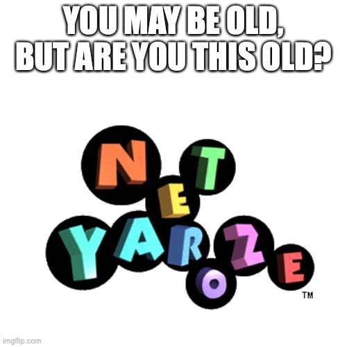 net yaroze | YOU MAY BE OLD, BUT ARE YOU THIS OLD? | image tagged in net yaroze,you may be old but are you this old | made w/ Imgflip meme maker