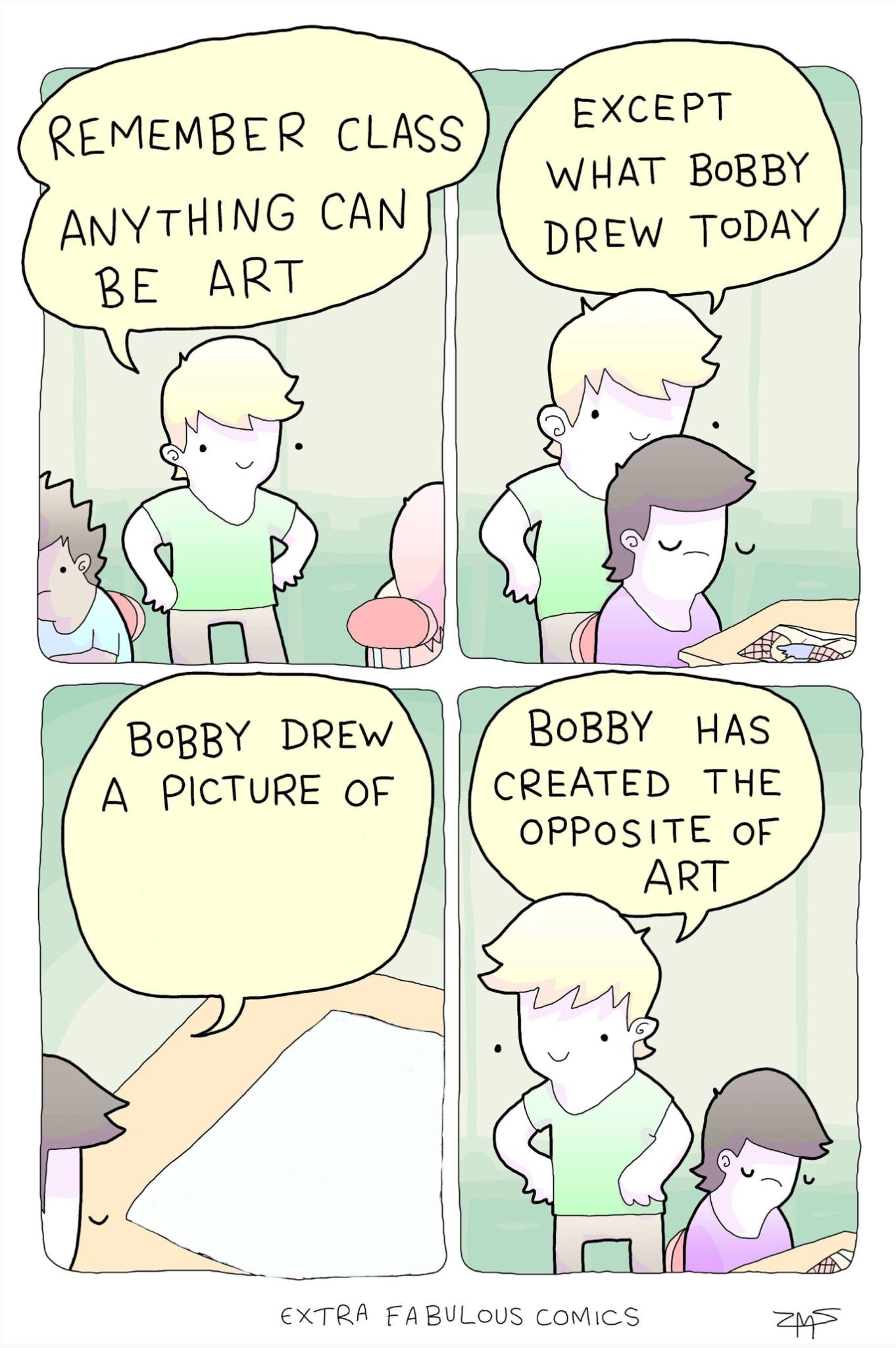Anything can be art text Blank Meme Template