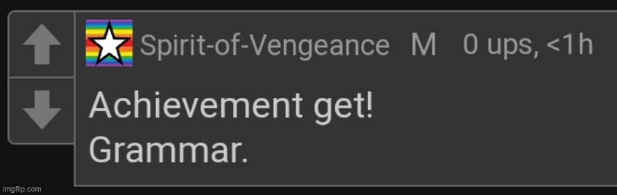 Achievement get! Grammar. | image tagged in achievement get grammar | made w/ Imgflip meme maker