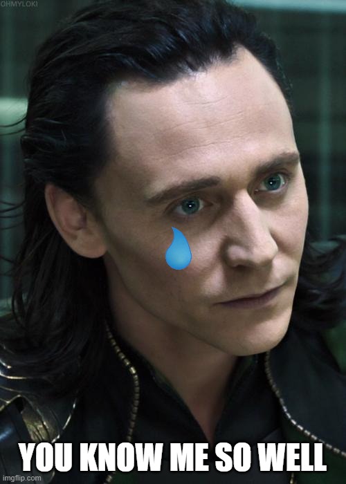 Nice Guy Loki Meme | YOU KNOW ME SO WELL | image tagged in memes,nice guy loki | made w/ Imgflip meme maker