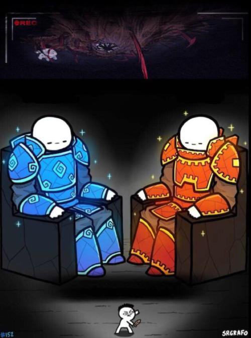 High Quality armored people on throne Blank Meme Template