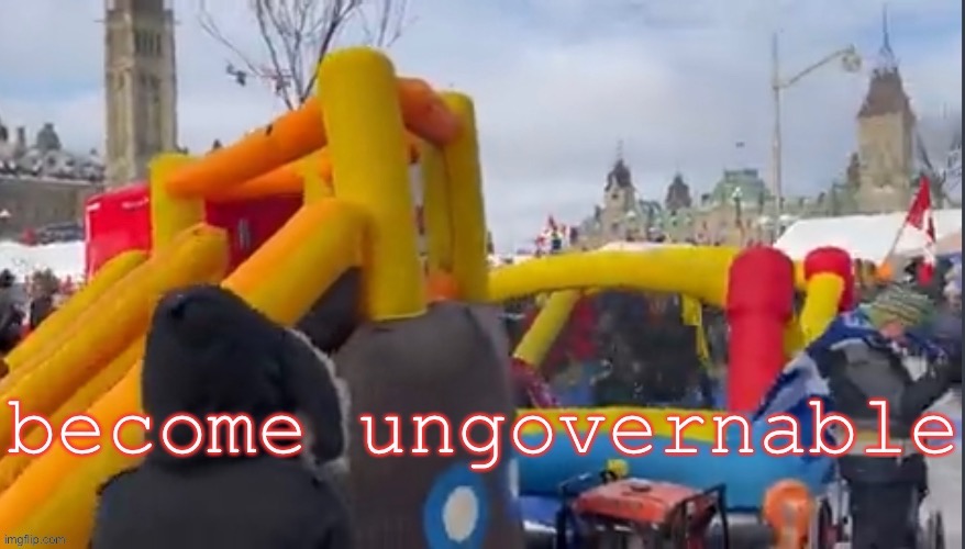 Anarchy is when bouncy castles | made w/ Imgflip meme maker