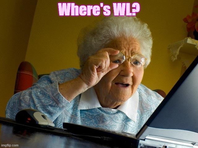 Grandma Finds The Internet | Where's WL? | image tagged in memes,grandma finds the internet | made w/ Imgflip meme maker