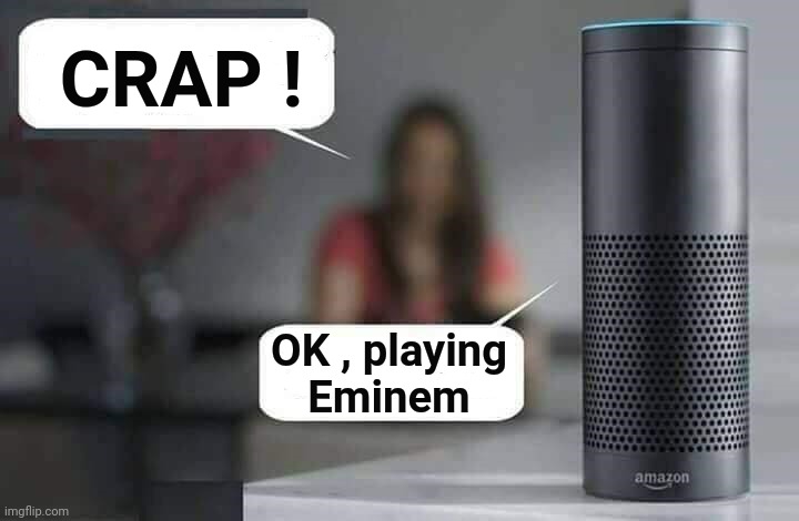 He wasn't kneeling , he was begging for fans |  CRAP ! OK , playing
Eminem | image tagged in alexa do x,music,well yes but actually no,rap crap,wannabe | made w/ Imgflip meme maker