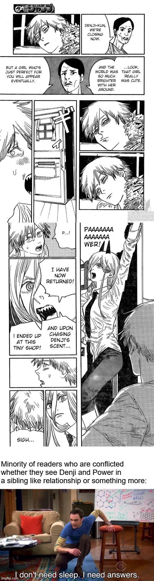 In my opinion they have a sibling like relationship | image tagged in anime | made w/ Imgflip meme maker