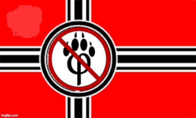 anti furry flag v2 Blank Meme Template