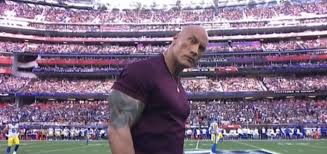 The Rock Superbowl Blank Meme Template