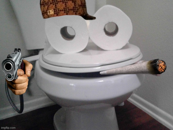 My Swag Toliet | image tagged in fred's smoking toilet | made w/ Imgflip meme maker