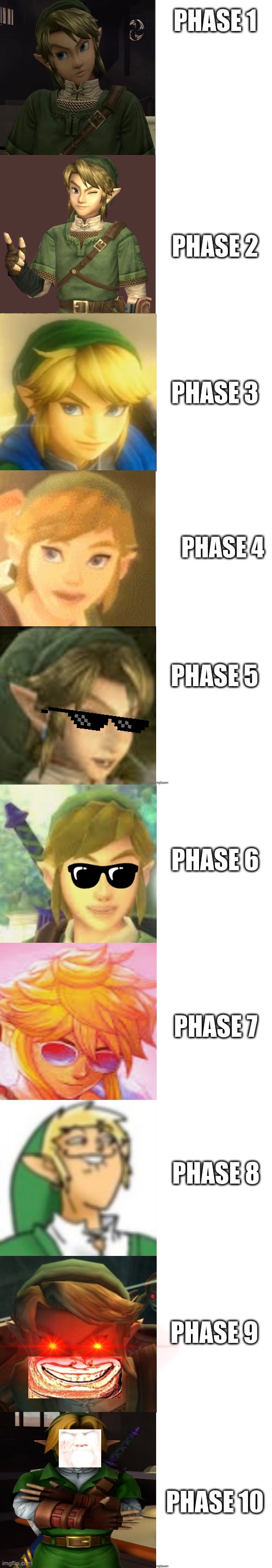 Mr incredible becoming canny but it’s Link (Link becoming canny) | PHASE 1; PHASE 2; PHASE 3; PHASE 4; PHASE 5; PHASE 6; PHASE 7; PHASE 8; PHASE 9; PHASE 10 | image tagged in mr incredible becoming canny,link,memes,funny memes,funny,legend of zelda | made w/ Imgflip meme maker