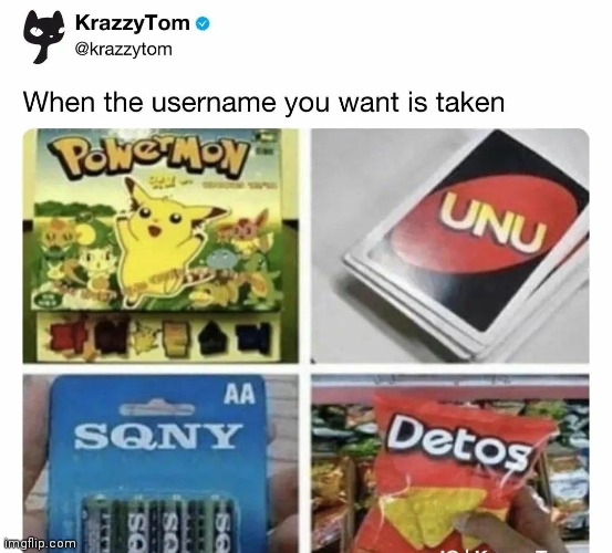 True | image tagged in username,video games | made w/ Imgflip meme maker