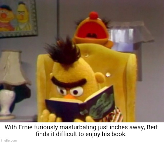 image tagged in bert and ernie | made w/ Imgflip meme maker