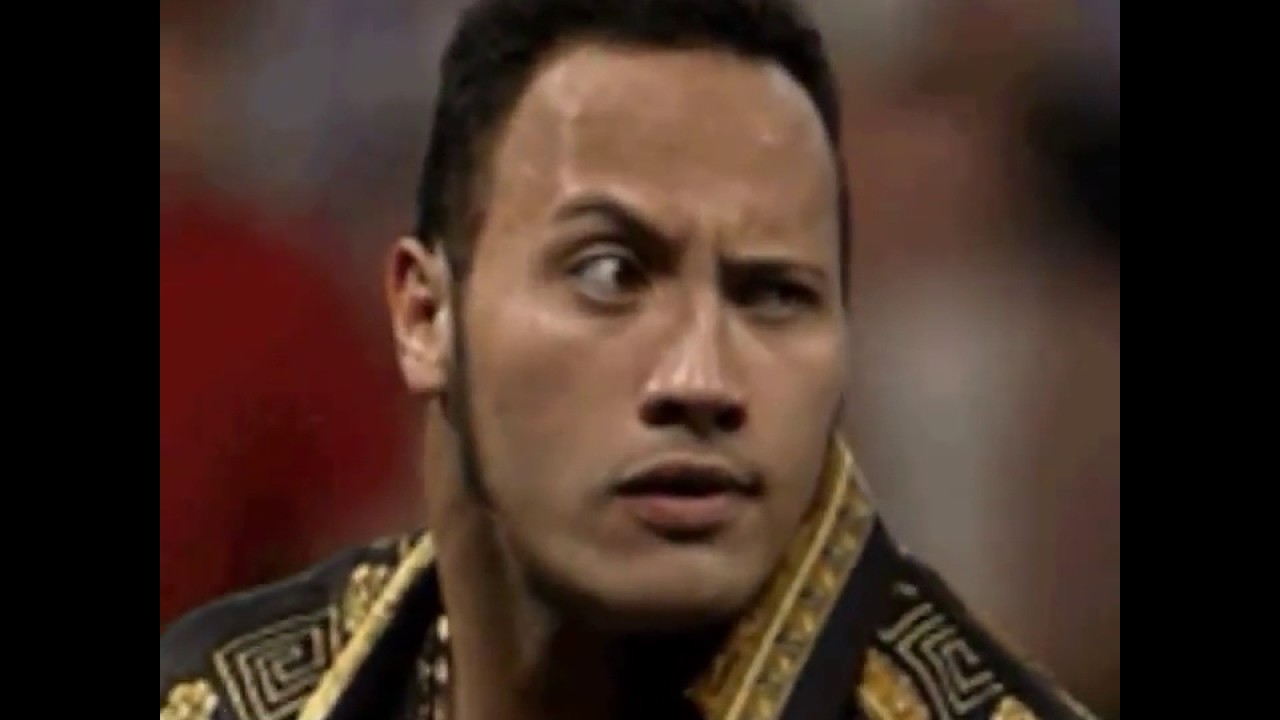 The rock sniff gif