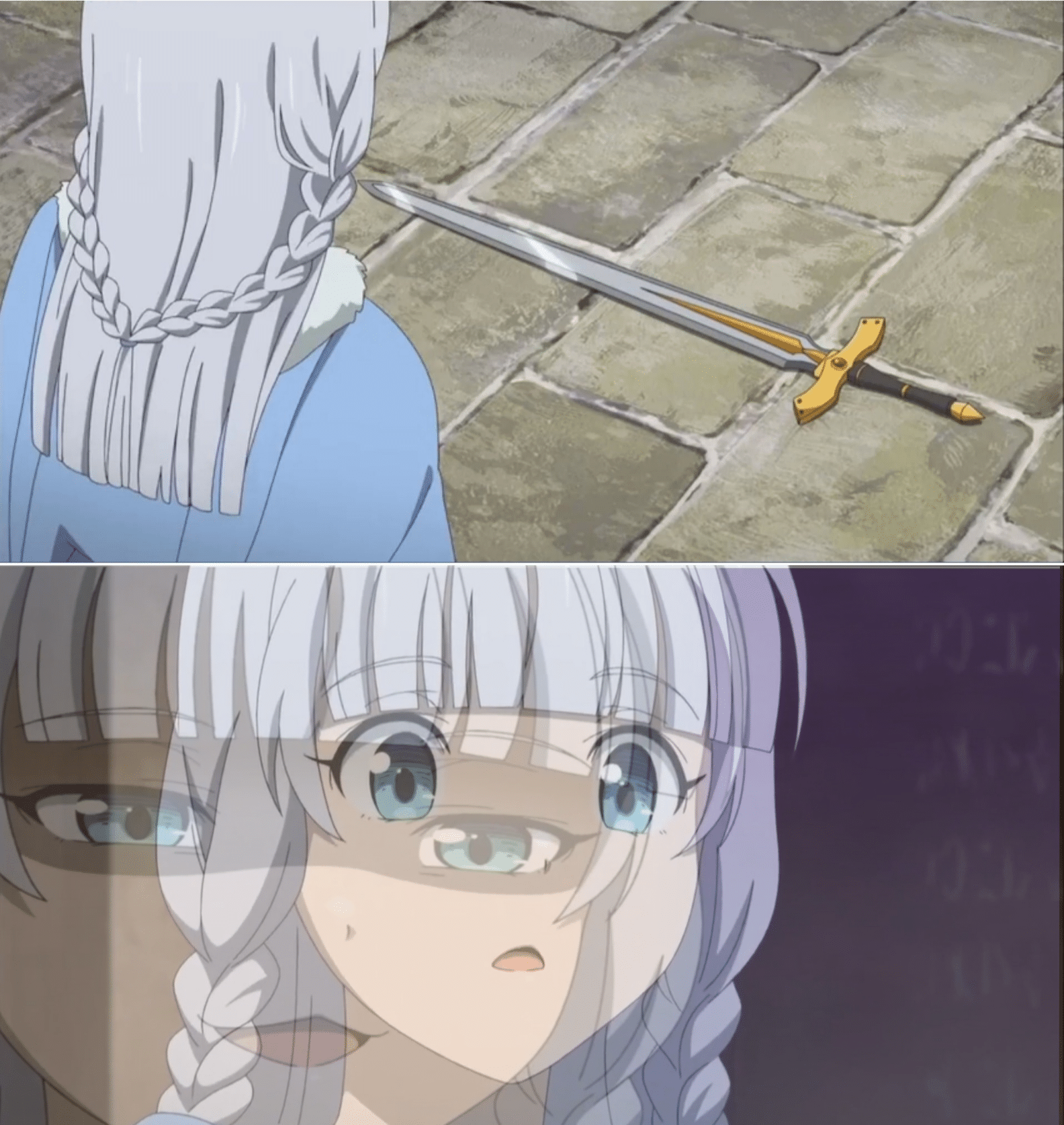 High Quality anime sword Blank Meme Template