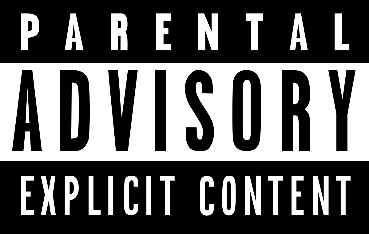 High Quality Parental advisory logo Blank Meme Template