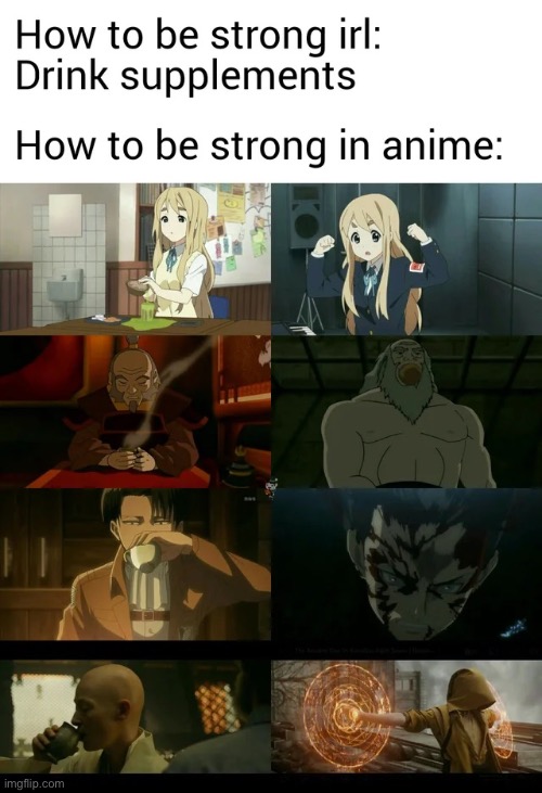 Drink tea :3 | image tagged in anime | made w/ Imgflip meme maker