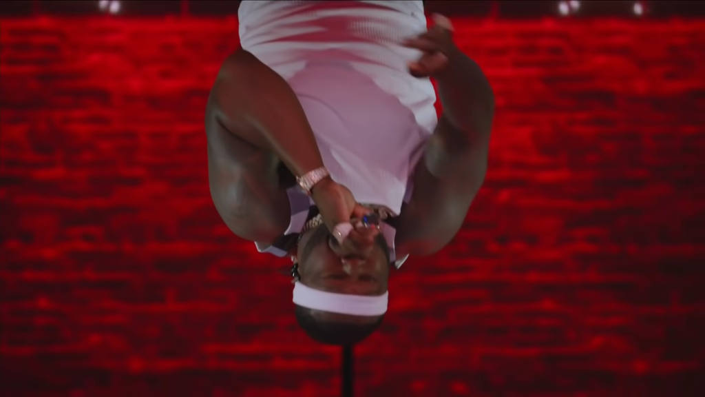 High Quality 50 cent upside down Blank Meme Template