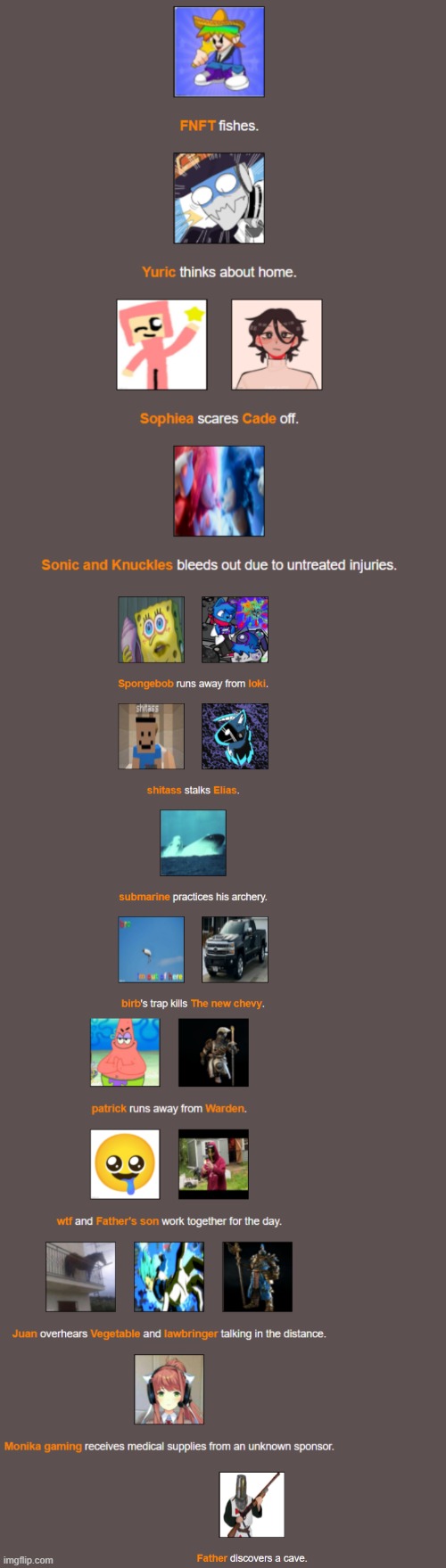 f in chat for submarine (day 1) | made w/ Imgflip meme maker