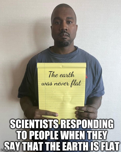 Kanye Holding Paper Template