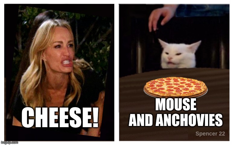 CHEESE! MOUSE AND ANCHOVIES | made w/ Imgflip meme maker
