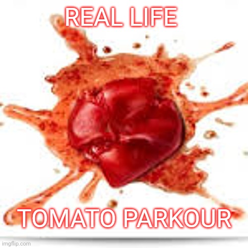 REAL LIFE TOMATO PARKOUR | made w/ Imgflip meme maker
