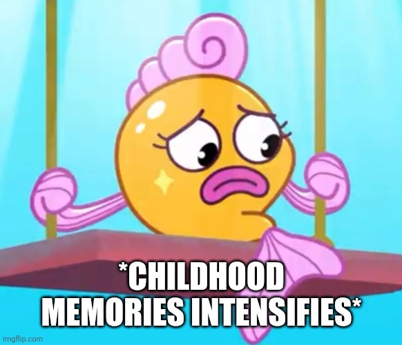 *CHILDHOOD MEMORIES INTENSIFIES* | image tagged in sad goldie | made w/ Imgflip meme maker