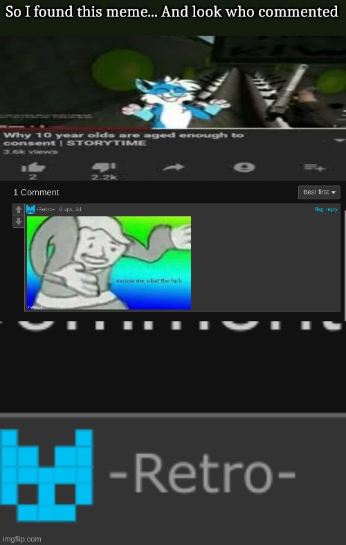 So I found this meme... And look who commented | made w/ Imgflip meme maker