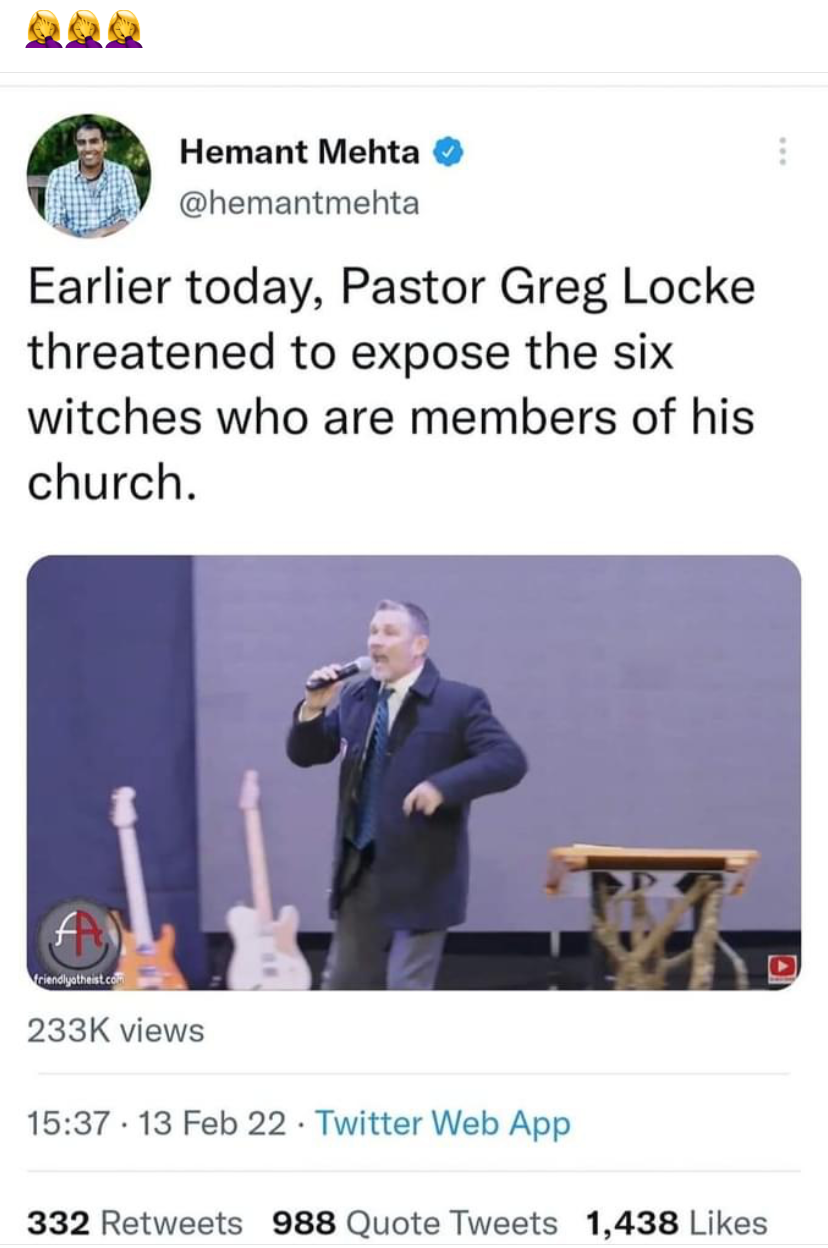 Pastor exposes his own flock Blank Meme Template