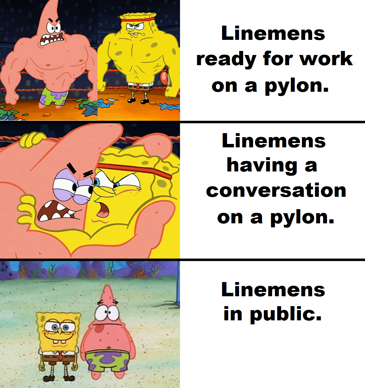 Lineman Blank Meme Template