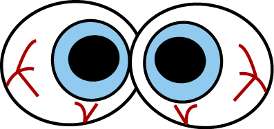 High Quality Scared Eyes Blank Meme Template