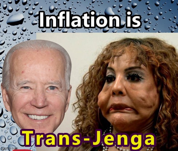Inflation is Trans | image tagged in inflation | made w/ Imgflip meme maker