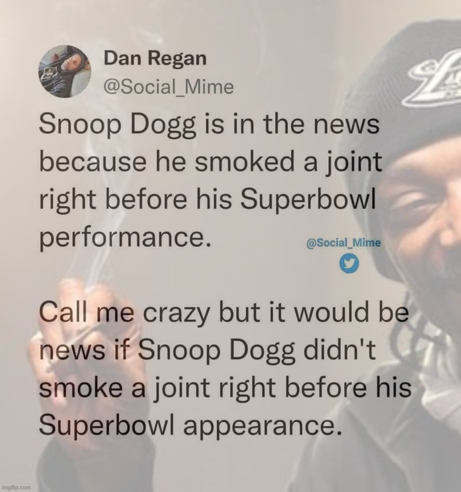 Snoop Dogg smokes a joint Blank Meme Template