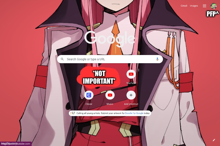 *NOT IMPORTANT* PFP^ | made w/ Imgflip meme maker