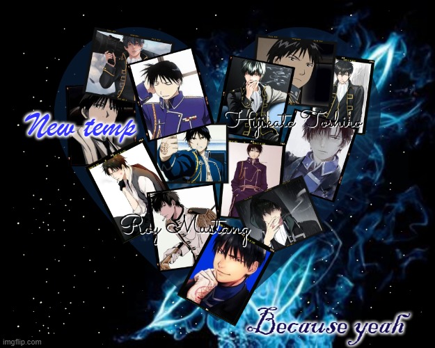 Bubonics Hijikata Toshiro and Roy Mustang temp | New temp; Because yeah | image tagged in bubonics hijikata toshiro and roy mustang temp | made w/ Imgflip meme maker