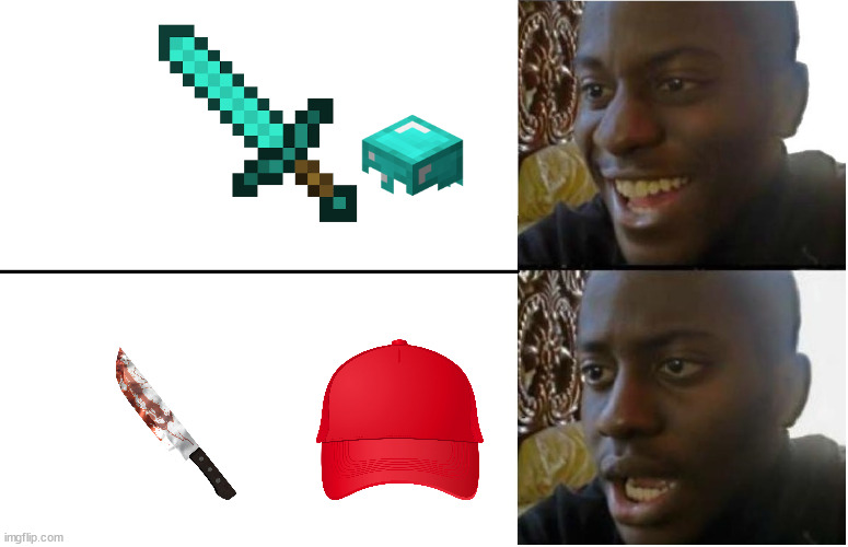 Minecraft irl | image tagged in disappointed black guy | made w/ Imgflip meme maker