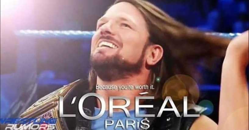 image tagged in memes,wwe,funny,cringe,aj styles | made w/ Imgflip meme maker