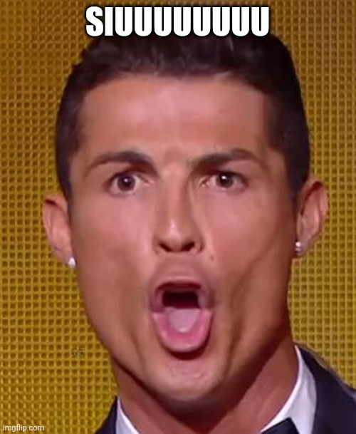 Cristiano Ronaldo Ballon d'or | SIUUUUUUUU | image tagged in cristiano ronaldo ballon d'or | made w/ Imgflip meme maker