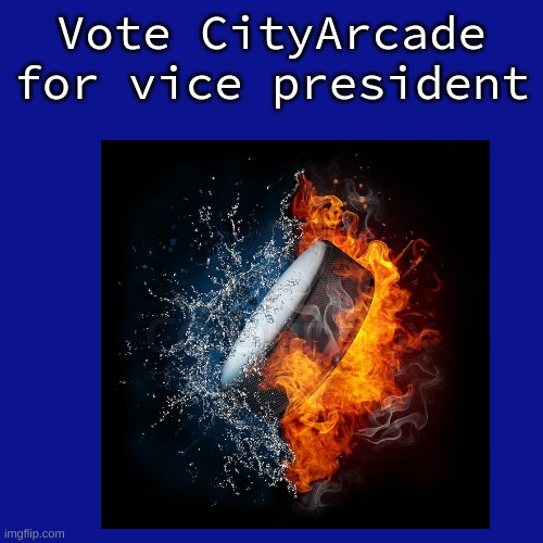 Vote Cityarcade for VP | Vote CityArcade for vice president | image tagged in vote,cityarcade,for,vp | made w/ Imgflip meme maker