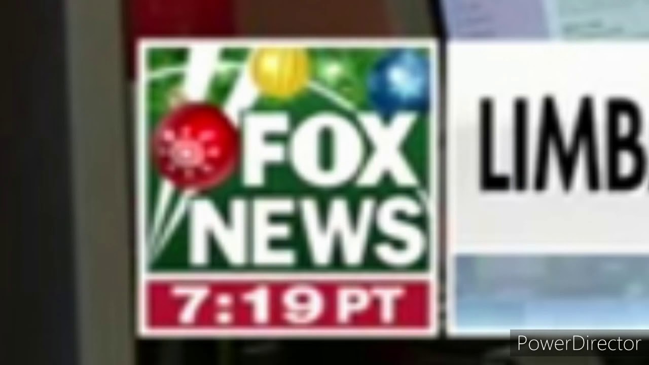 Fox News Christmas logo Blank Meme Template