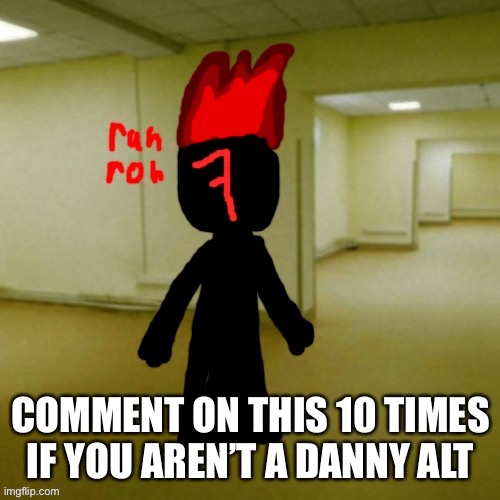 Flfiya | COMMENT ON THIS 10 TIMES IF YOU AREN’T A DANNY ALT | image tagged in flfiya | made w/ Imgflip meme maker