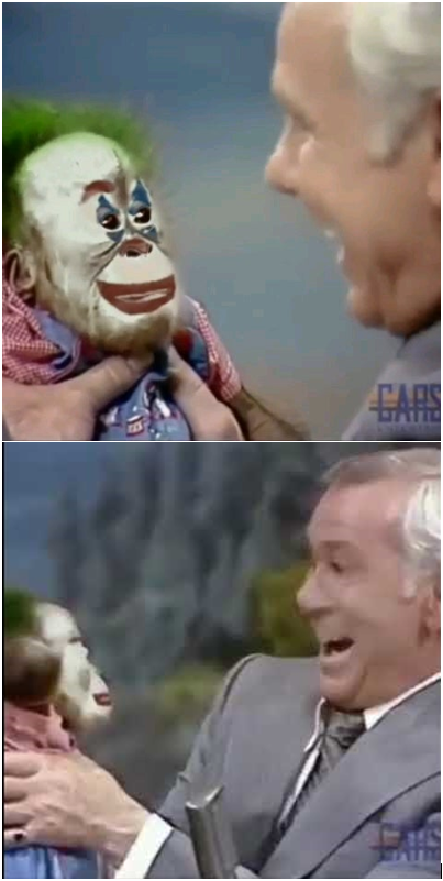 High Quality clown monkey Blank Meme Template