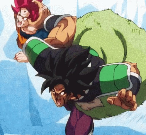 High Quality Broly smackdown Blank Meme Template