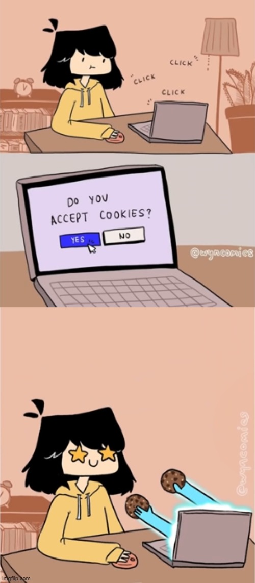 image tagged in comics,cookies | made w/ Imgflip meme maker