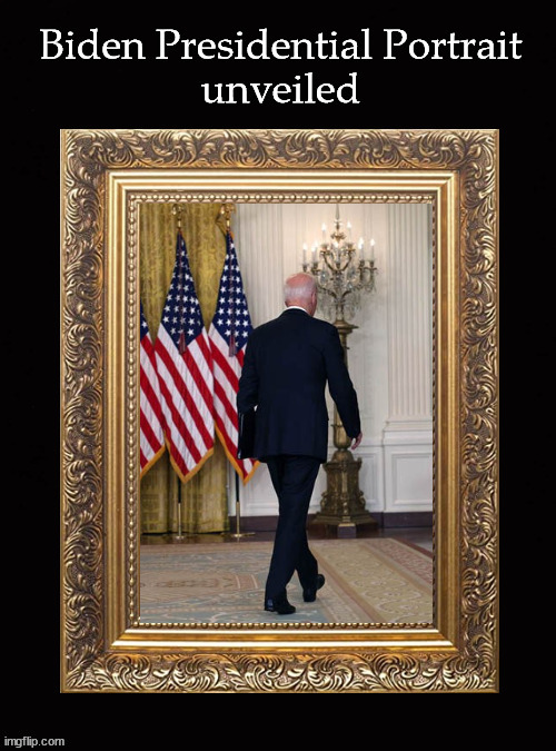 Biden presidential portrait unveiled | image tagged in joe biden | made w/ Imgflip meme maker