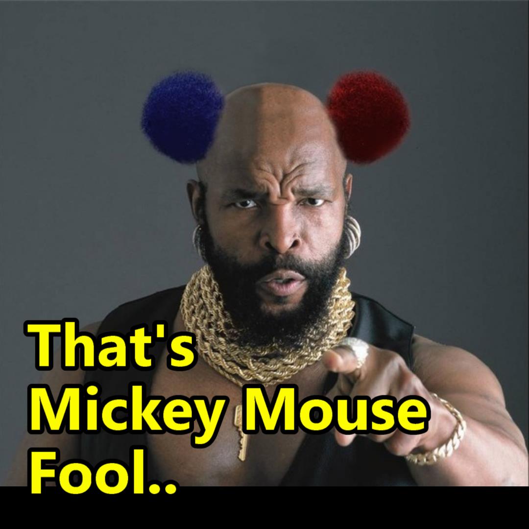 mr t goes Disney Blank Meme Template